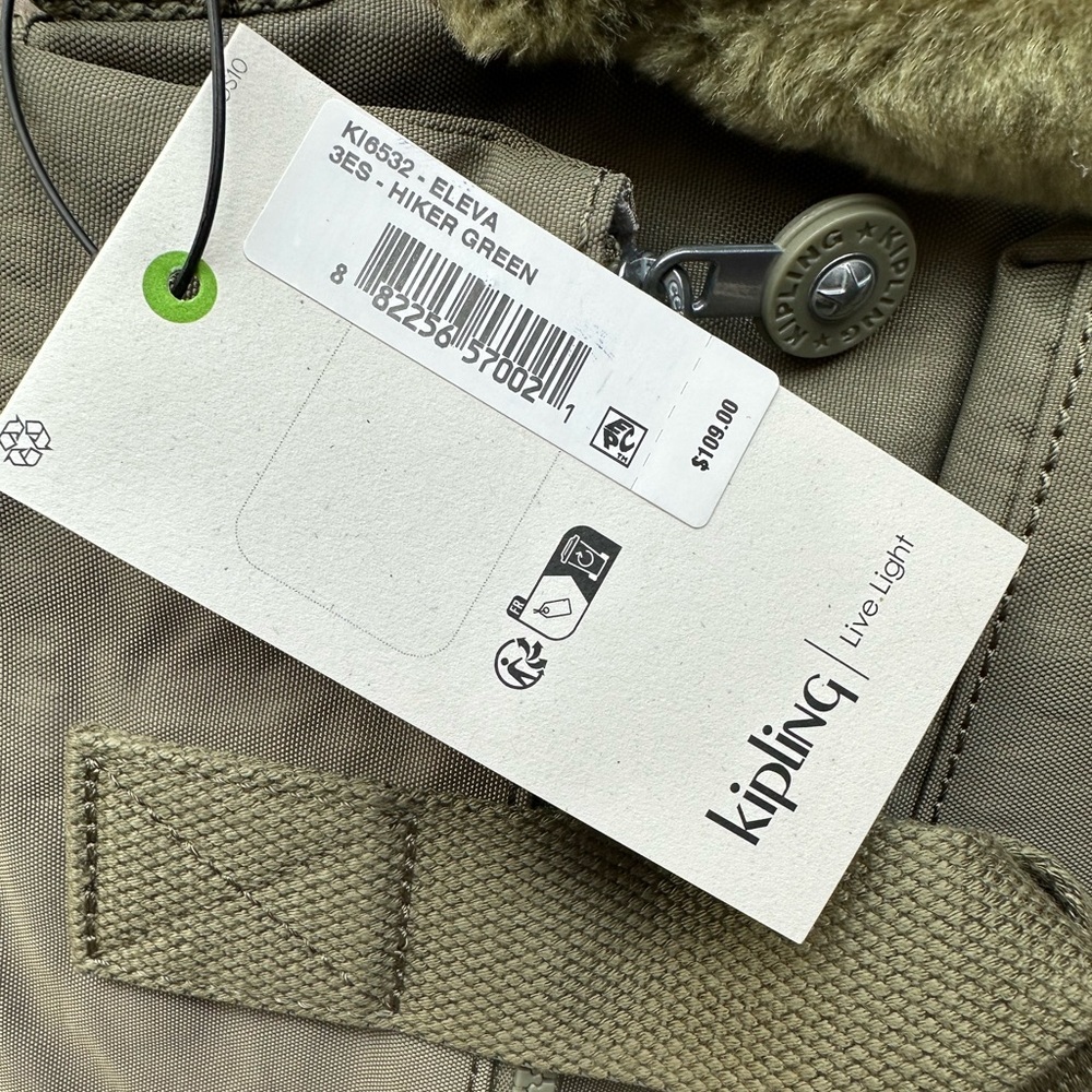 Kipling Eleva Nylon Tote Bag - Picture 9 of 9